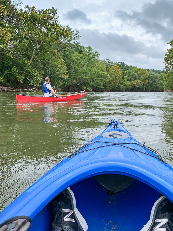 Kayaking on the Juniata River