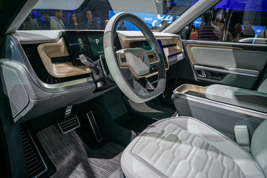 LA Auto Show-Rivian R1S interior