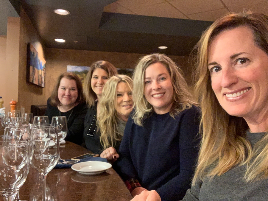 Girls night out at Bricco