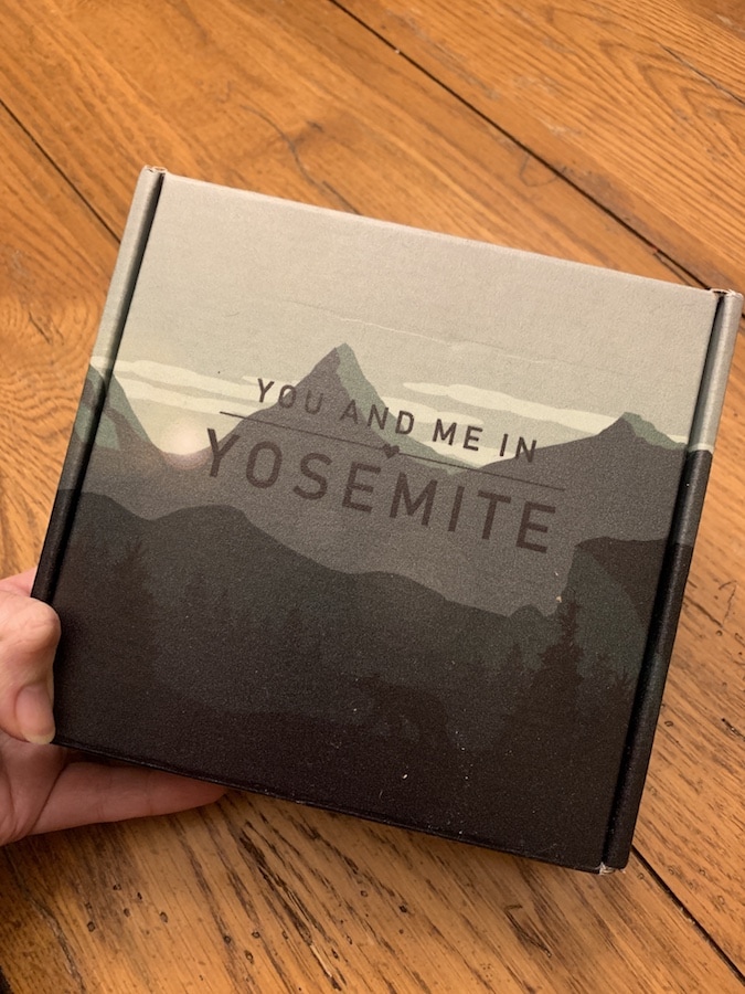You and Me in Yosemite box from Crated with Love