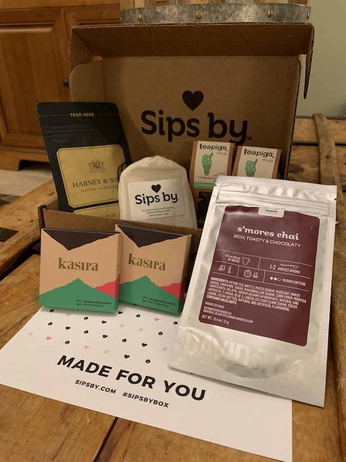 Sips by tea subscription box