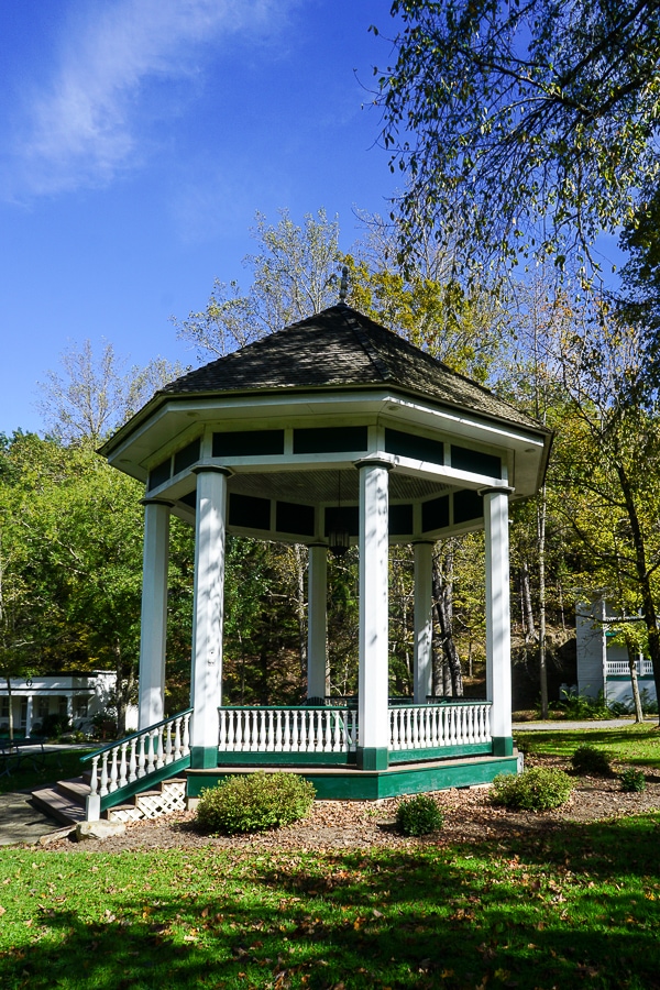 The gazebo at Capon Springs