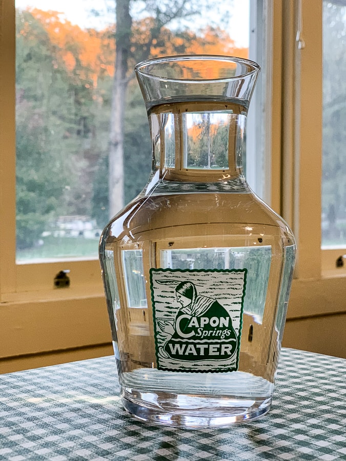 Capon Springs spring water