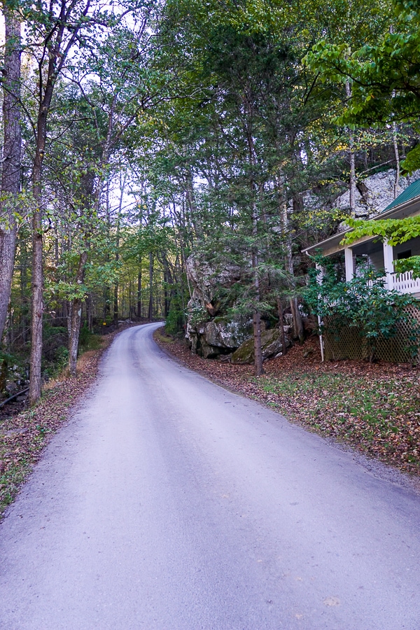 The road into Capon Springs