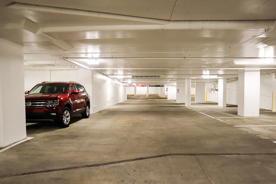 Parking in a DC parking garage
