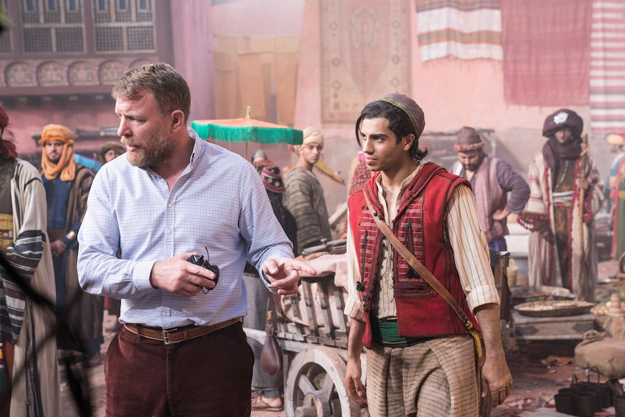 Guy Ritchie, director on set of Aladdin