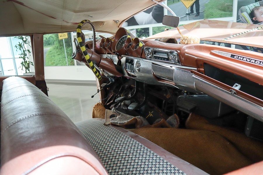 Interior of the 1959 Chevy Bel Air