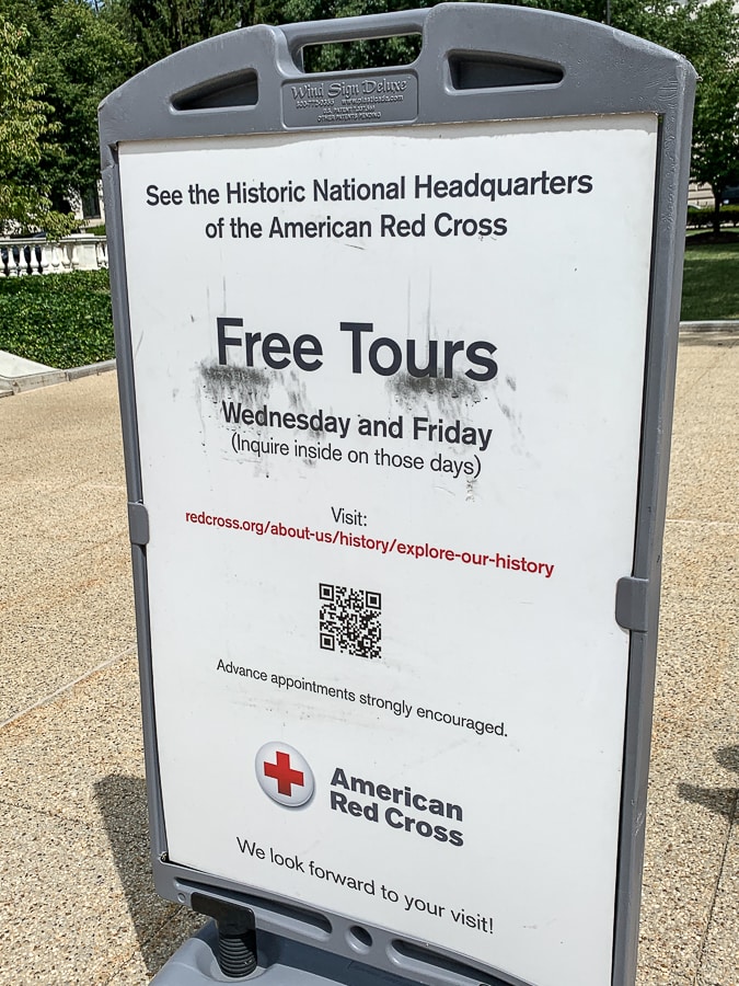 American Red Cross tours