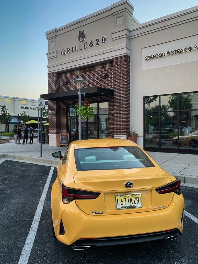 Out to dinner with the Lexus RC300