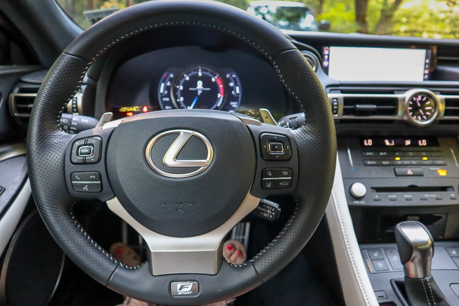Lexus RC300 steering wheel