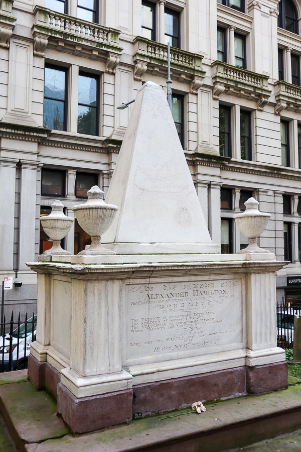 Grave of Alexander Hamilton