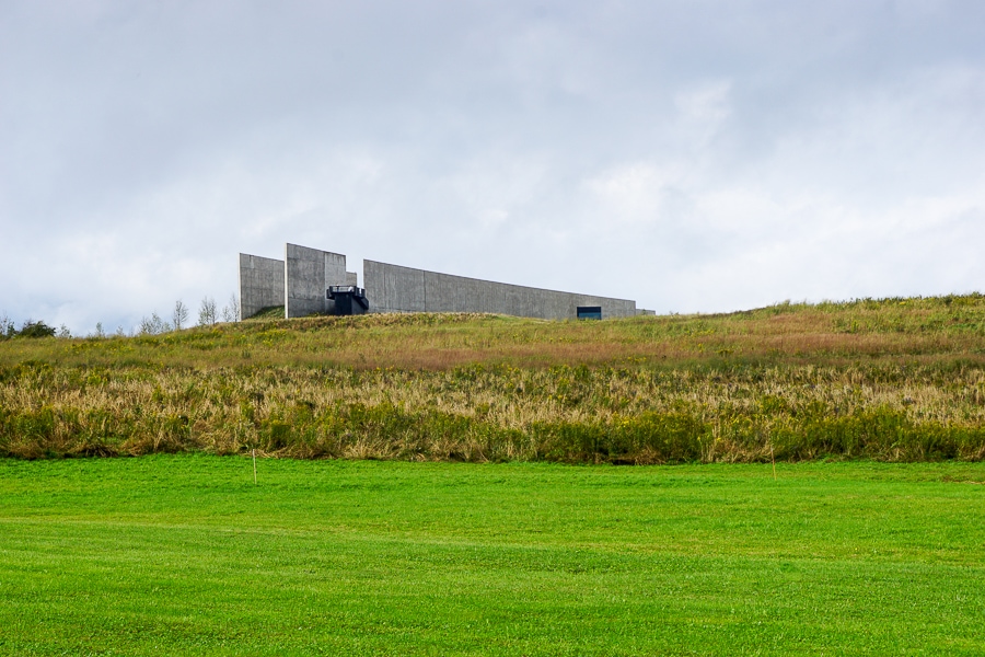 Flight 93 Memorial view of the visitor complex