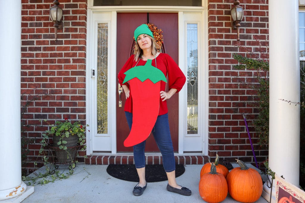 DIY Chili Pepper Costume