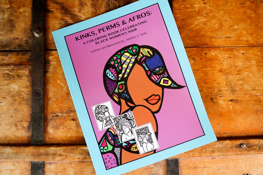 A Noel Creates Art - Kinks, Perms & Afros Coloring Book
