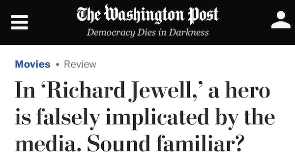 Washington Post review of Richard Jewell