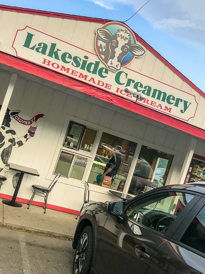 Lakeside Creamery in Deep Creek Lake