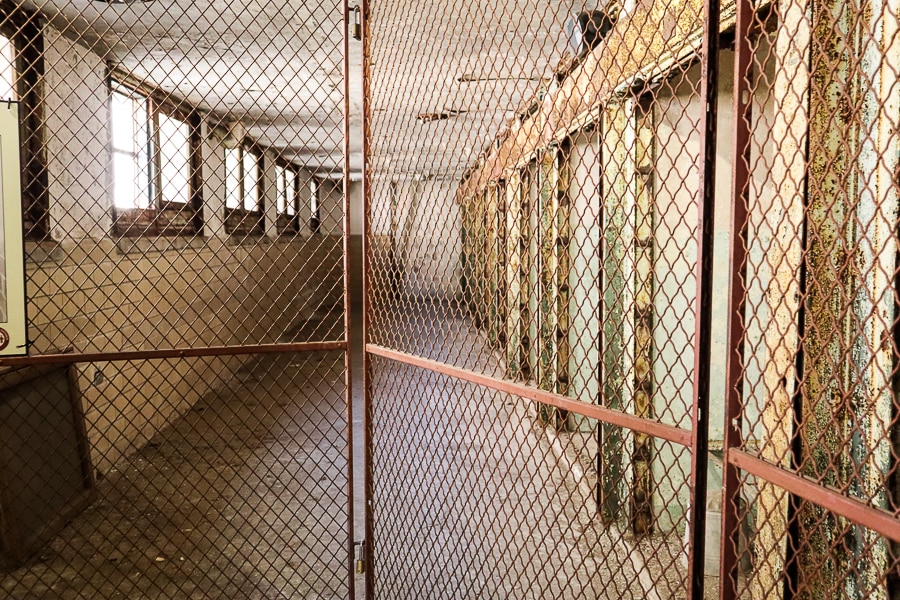 Death row at Eastern State Penitentiary
