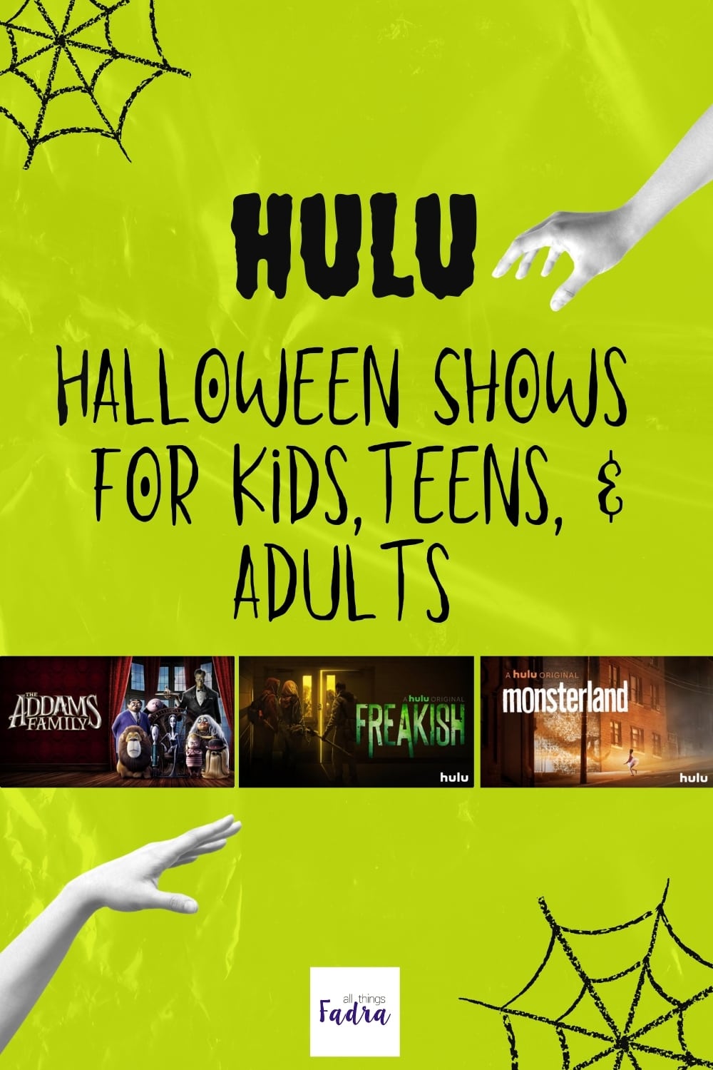 Hulu Halloween Shows for Kids, Teens, and Adults