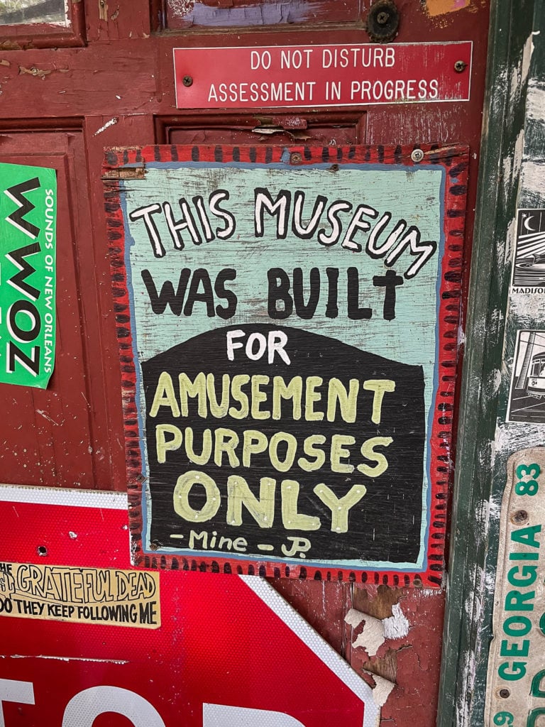 This museum was built for amusement purposes only