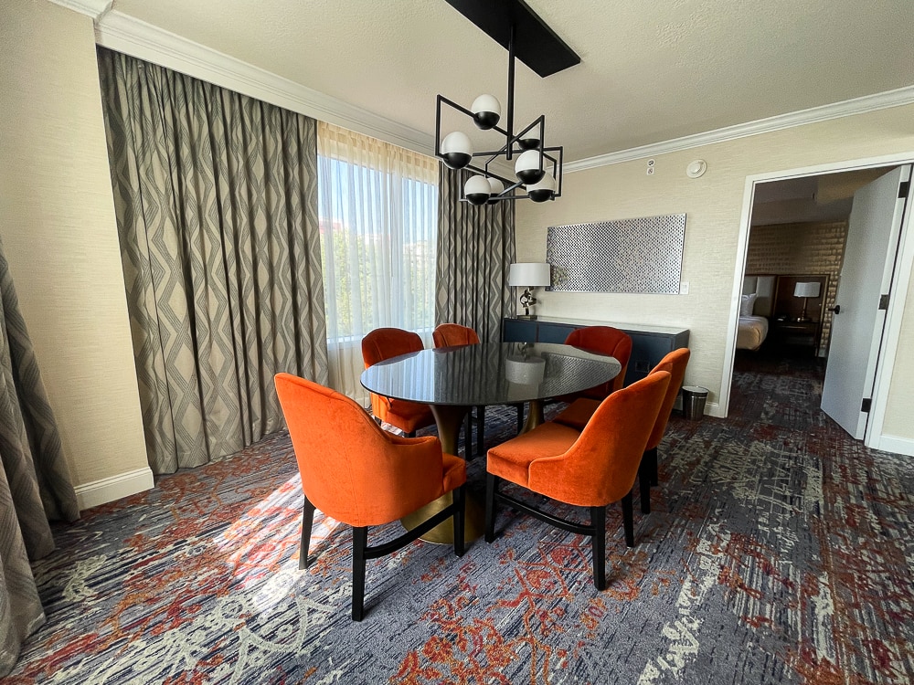 Executive suite dining room