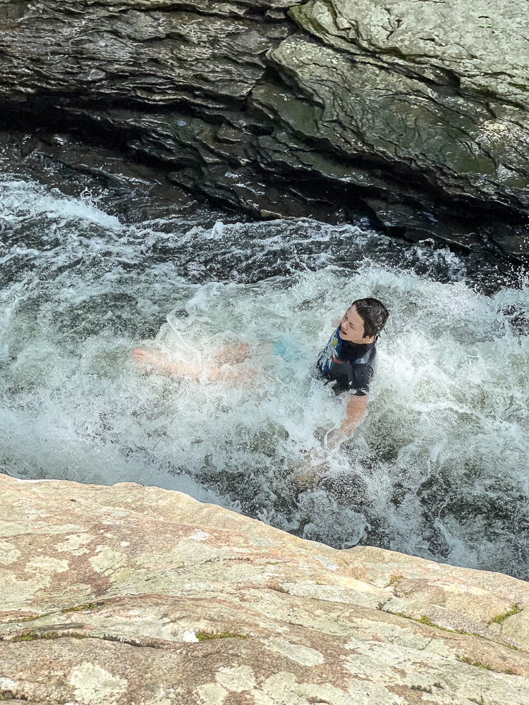 Natural Water Slides in Ohiopyle