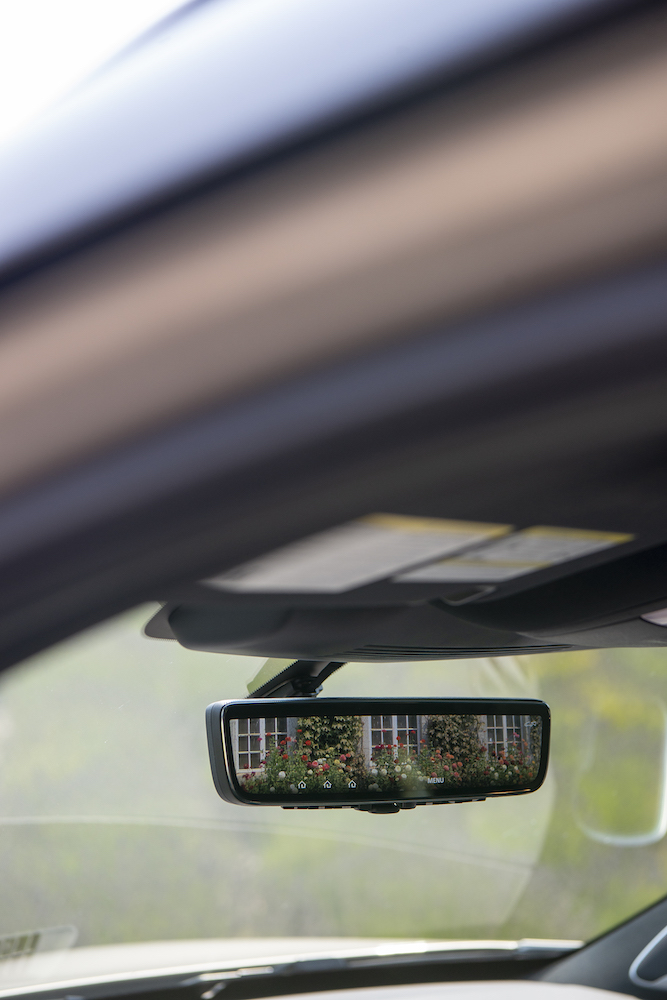 Smart rearview mirror