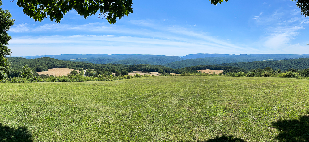 The view from atop Kentuck Knob