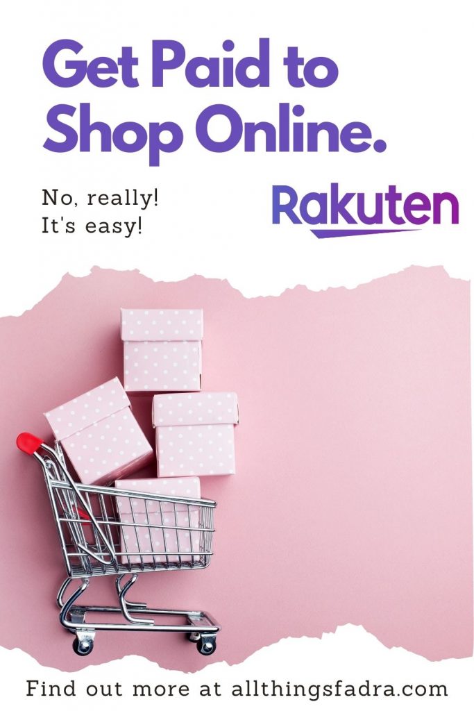 Get paid to shop online with Rakuten