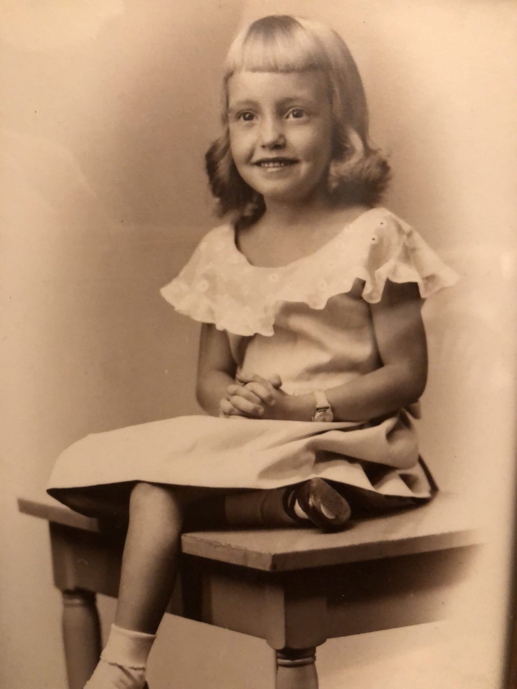My mother as a child