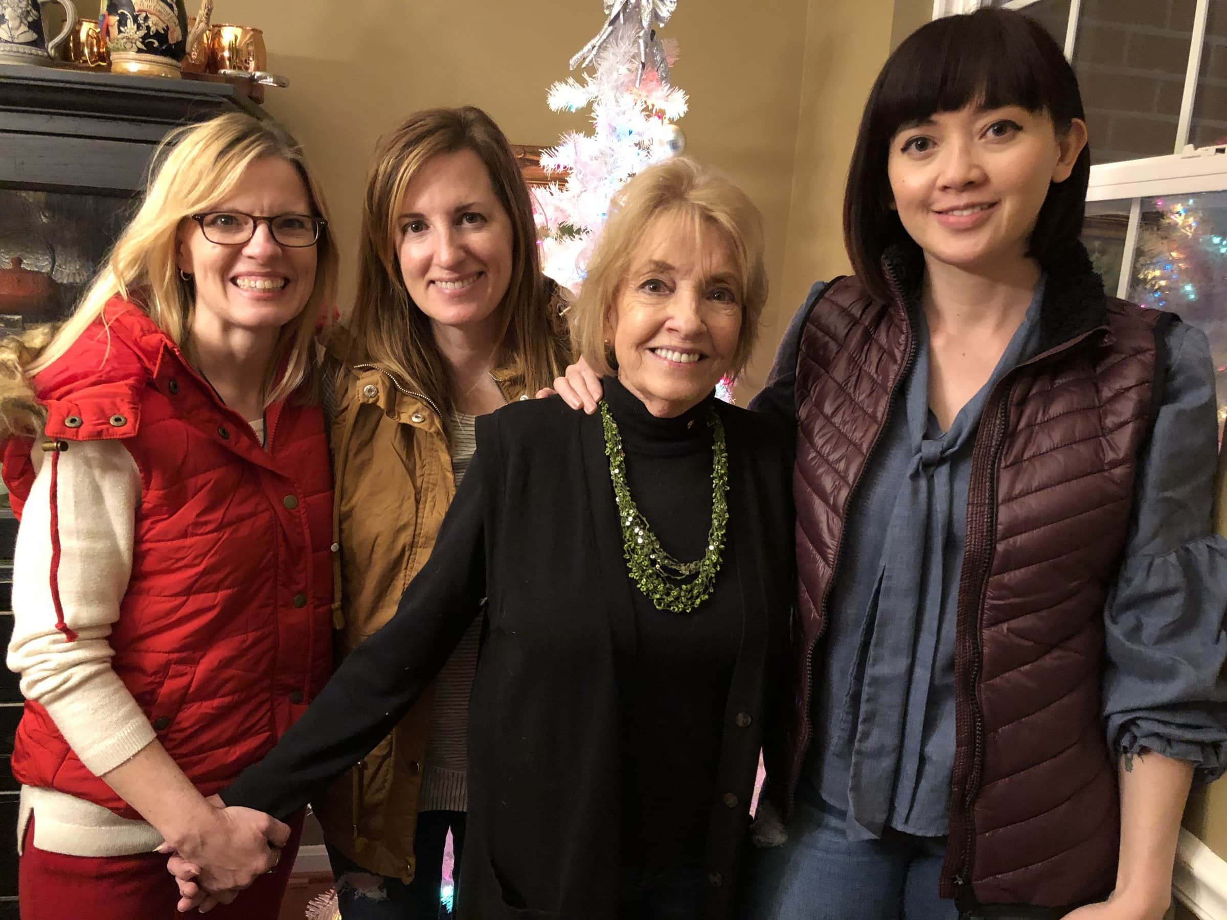 My mother and the girls in the family