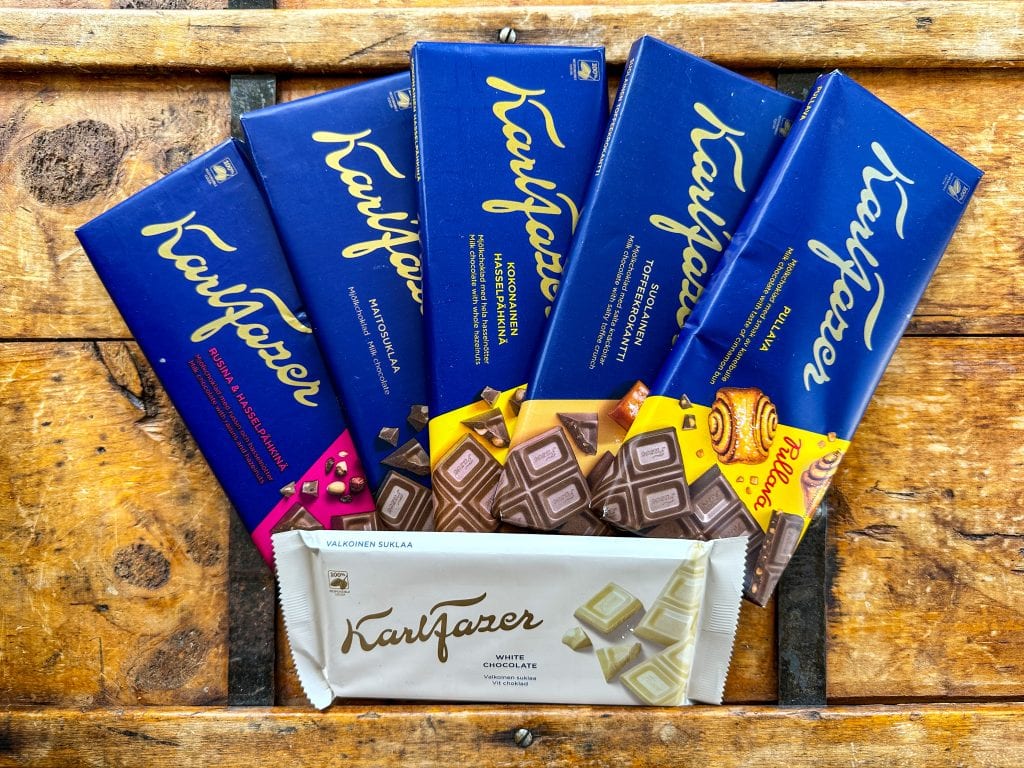 Fazer chocolate bars make perfect gifts!