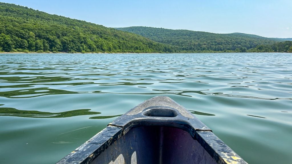 Kayaking Allegheny Reservoir-2