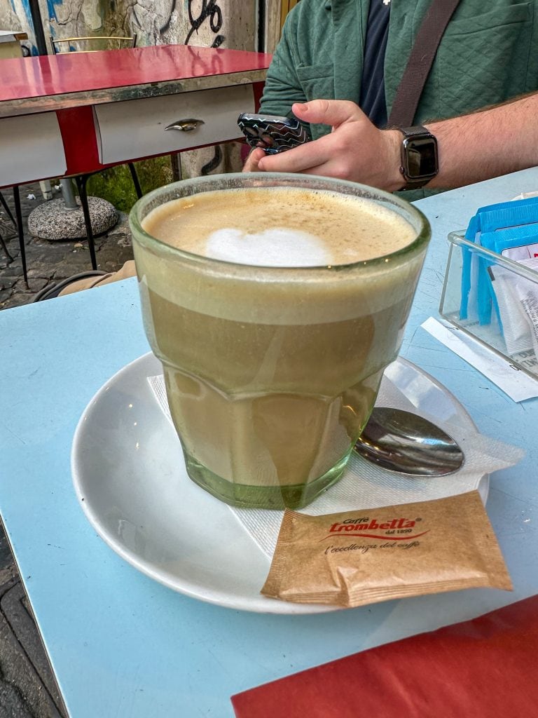 Cappuccino in Rome