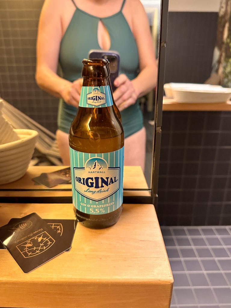 Original Longdrink is great in a sauna