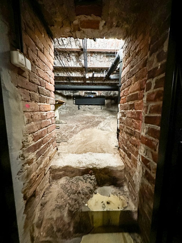 Prison cell from the 1800s