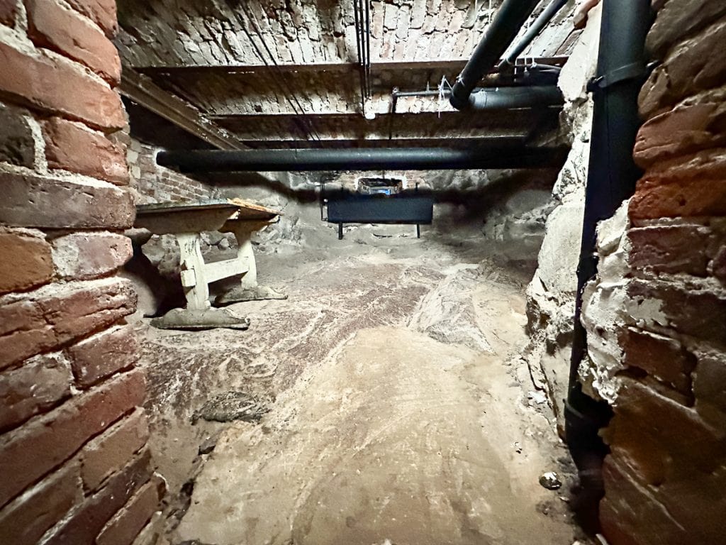 Prison cell from the 1800s