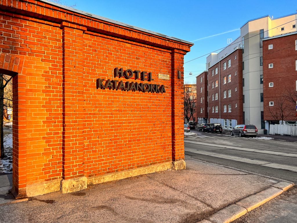 Hotel Katajanokka sign