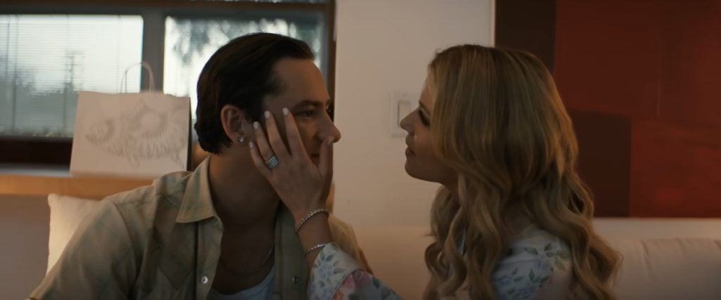 Elizabeth Banks and Lewis Pullman in Skincare, courtesy of IFC Films