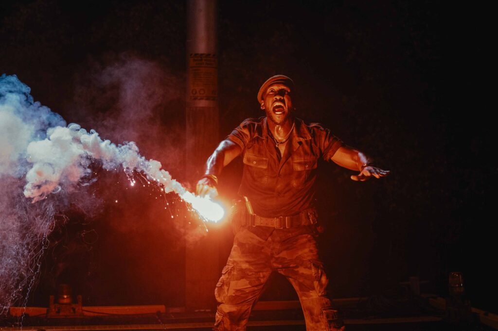 Mahershala Ali in Jurassic World Rebirth; Courtesy of Universal Pictures