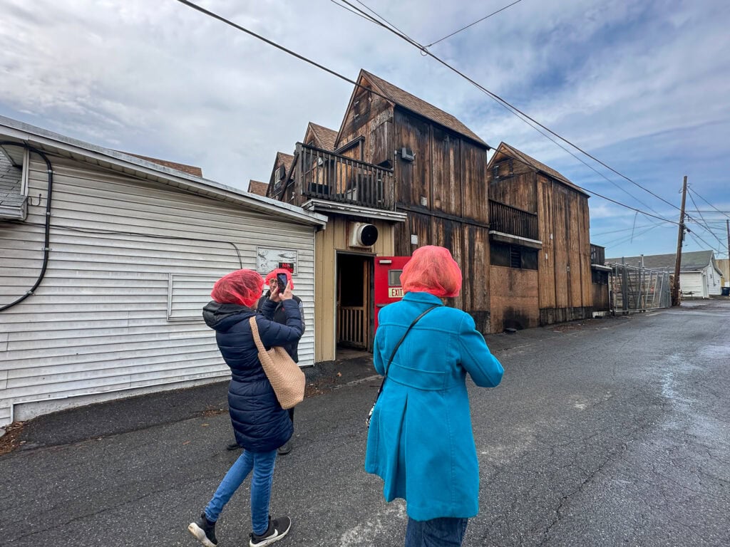 Wooden smokehouses