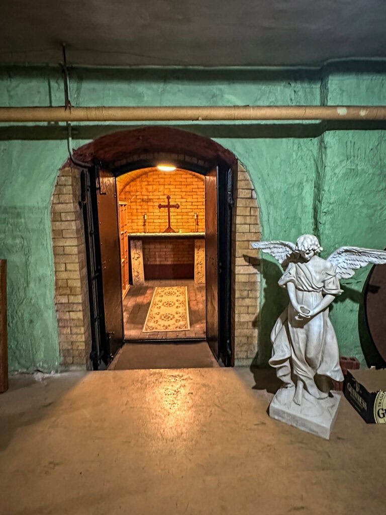Crypt under the sanctuary