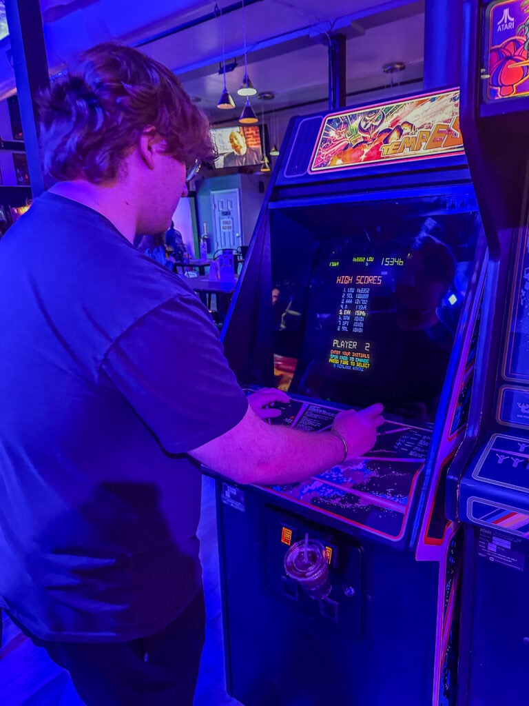 Throwbacks Arcade in downtown Culpeper
