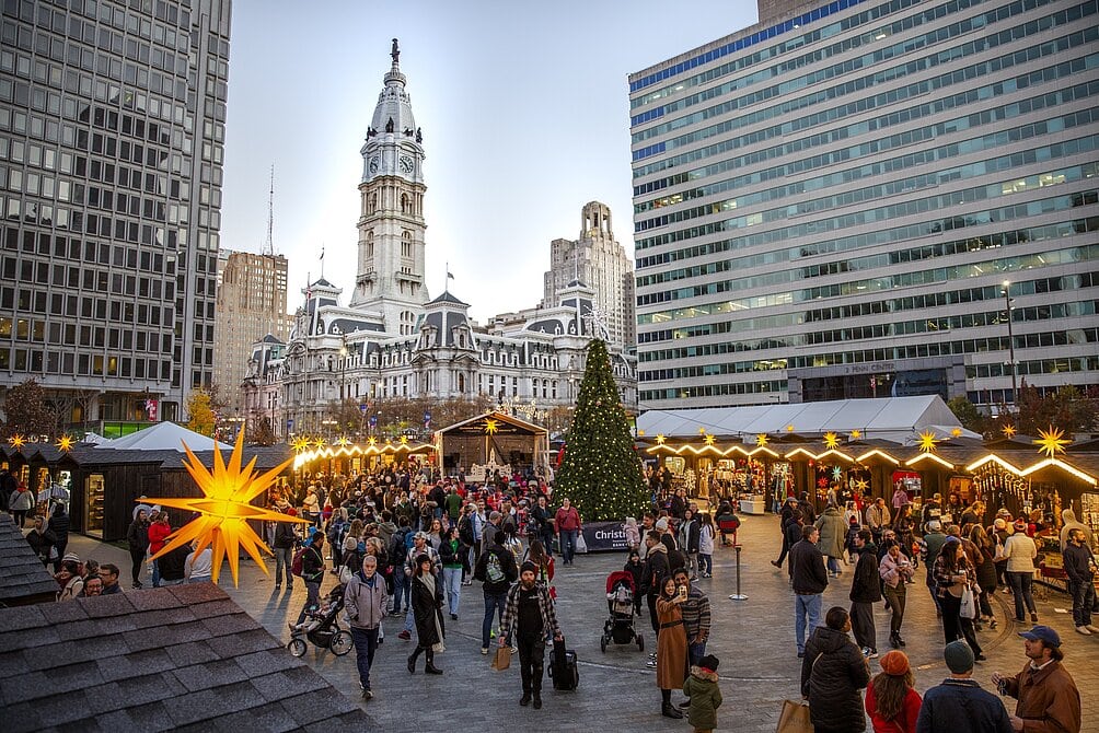 Christmas Village in Phildelphia
