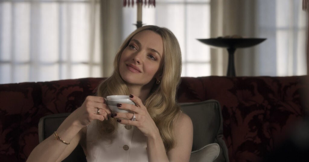 Amanda Seyfried as Nina Winchester in The Housemaid. Photo Credit: Courtesy of Lionsgate