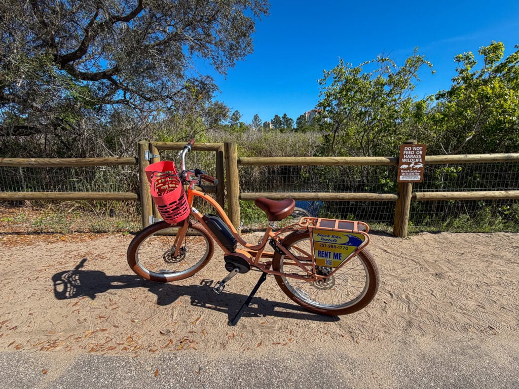 We loved riding ebikes from Beach Bike Rental