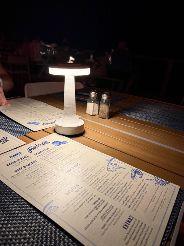 Foodcraft beachside dining