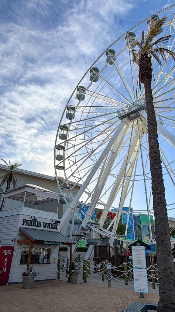 Ferris wheel at The Wharf