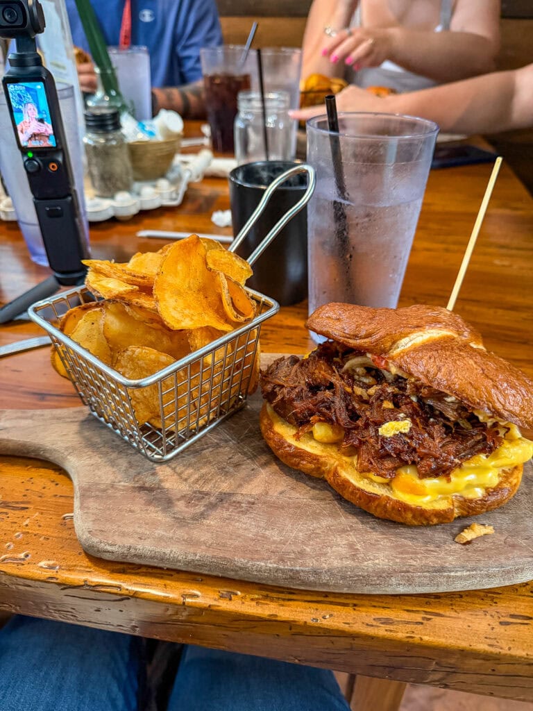 Mac Daddy sandwich at Sweet Tooth Cafe