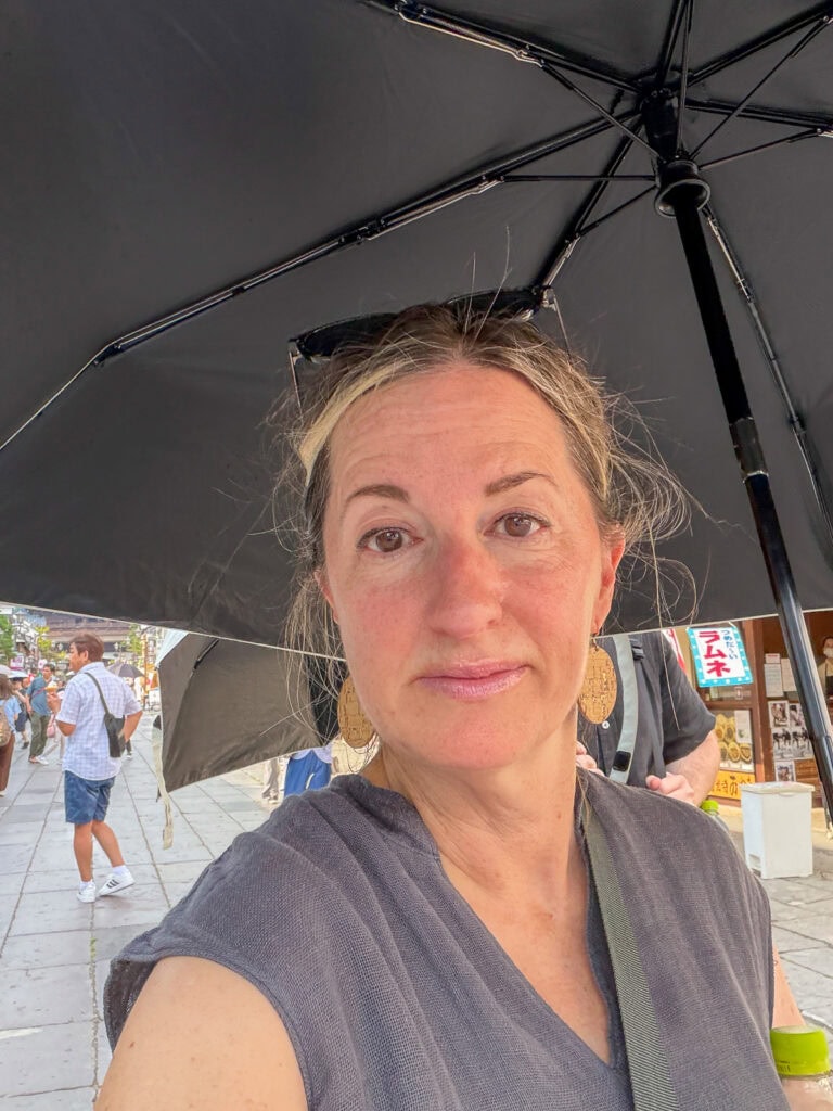 I now carry my UV umbrella with me everywhere in the US. I don't care about the funny looks!